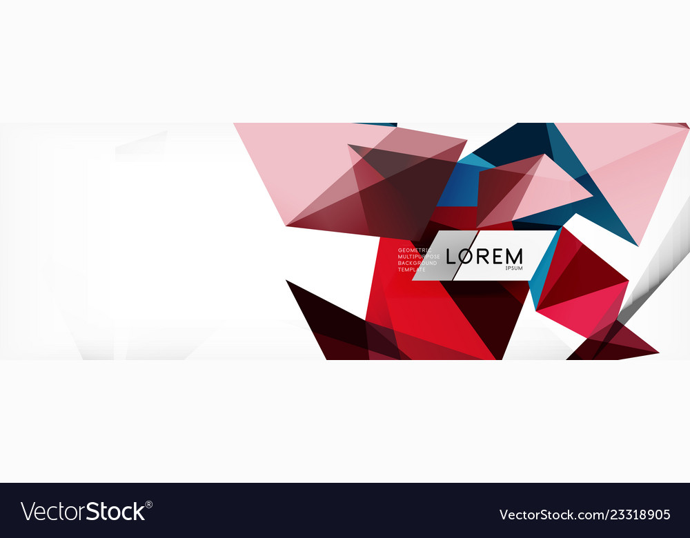 Abstract Geometric Triangle Background