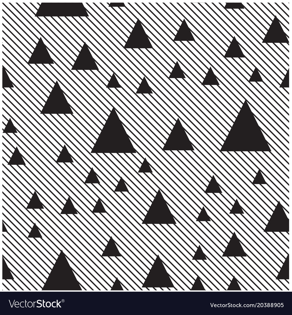 Black triangle diagonal lines pattern background v