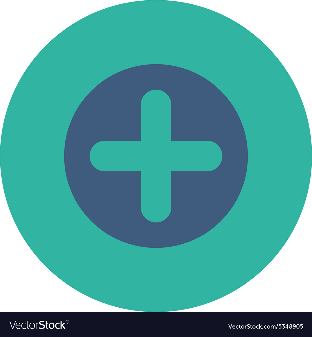 Create flat cobalt and cyan colors round button