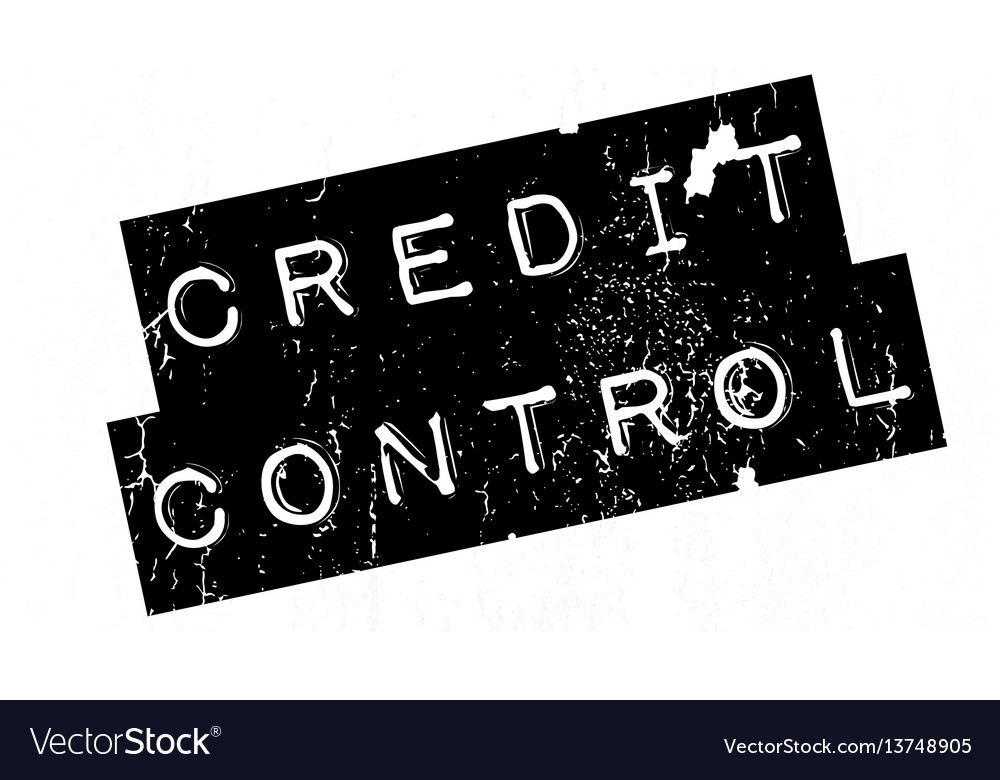 Credit control rubber stamp