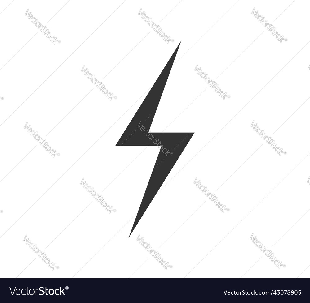 Electric Flash Energy Symbol