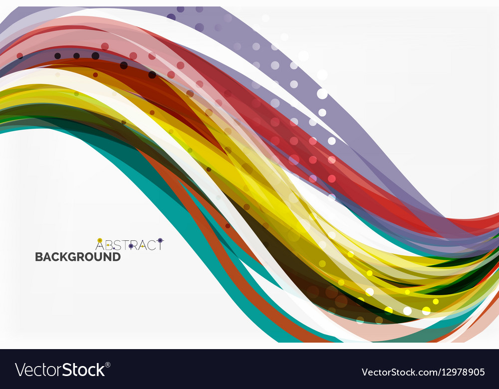 Flowing abstract background Royalty Free Vector Image