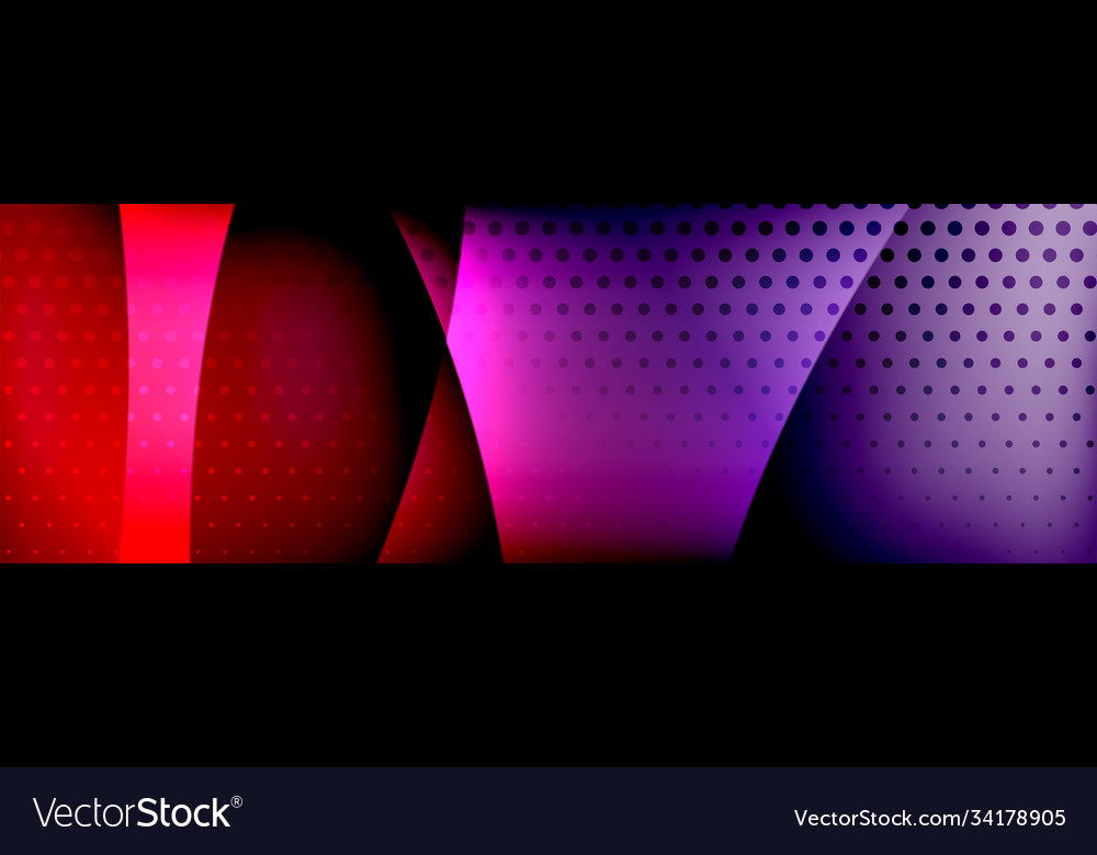Fluid gradient neon color waves abstract