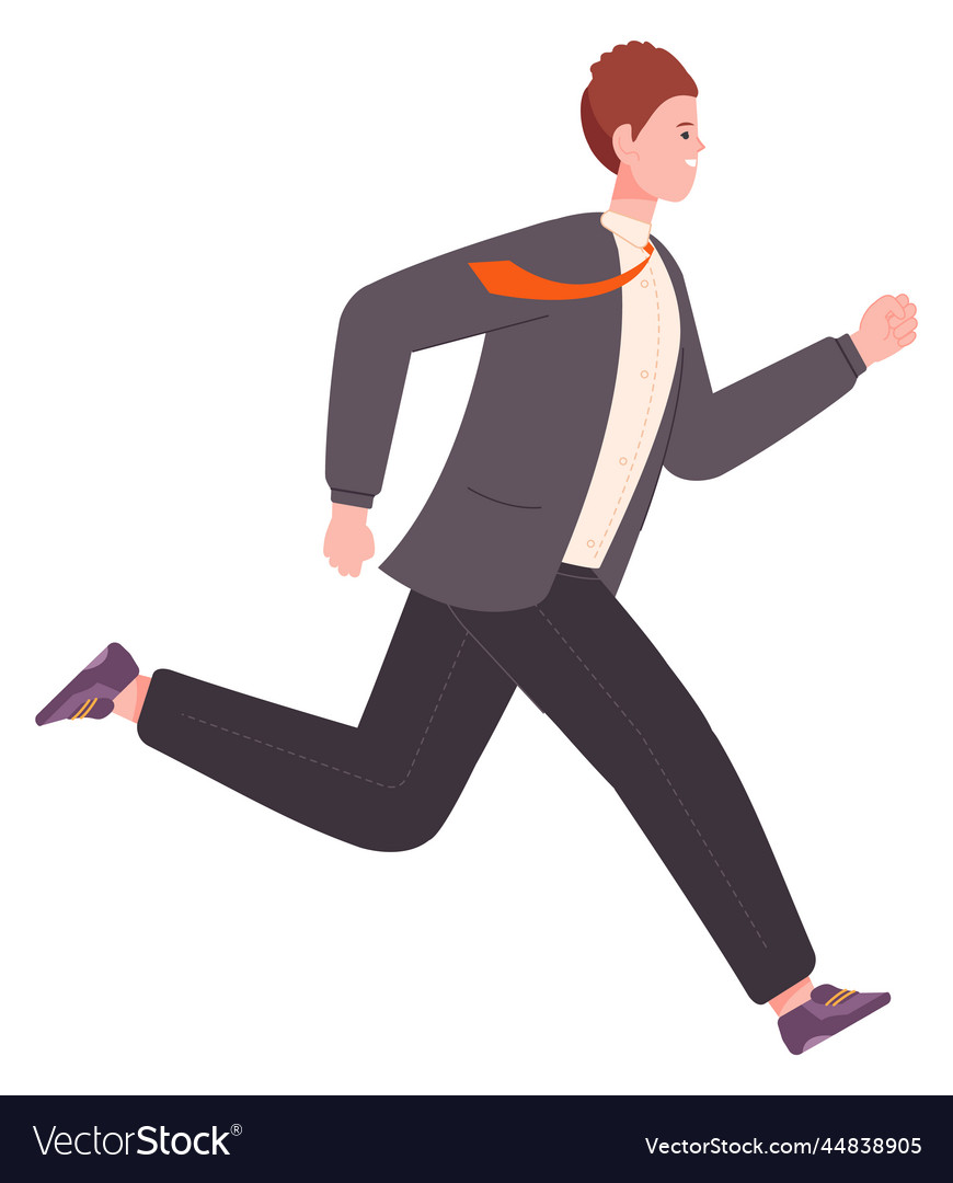 Man Running Late - Deadline Rush