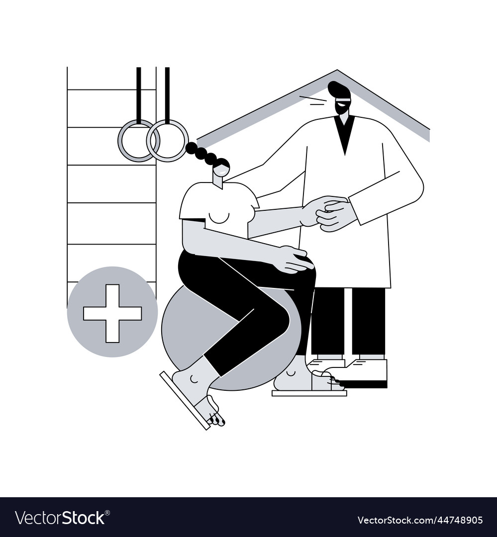 Rehabilitation Krankenhaus abstrakte Konzept vector image Rehabilitation Krankenhaus abstrakte Konzept