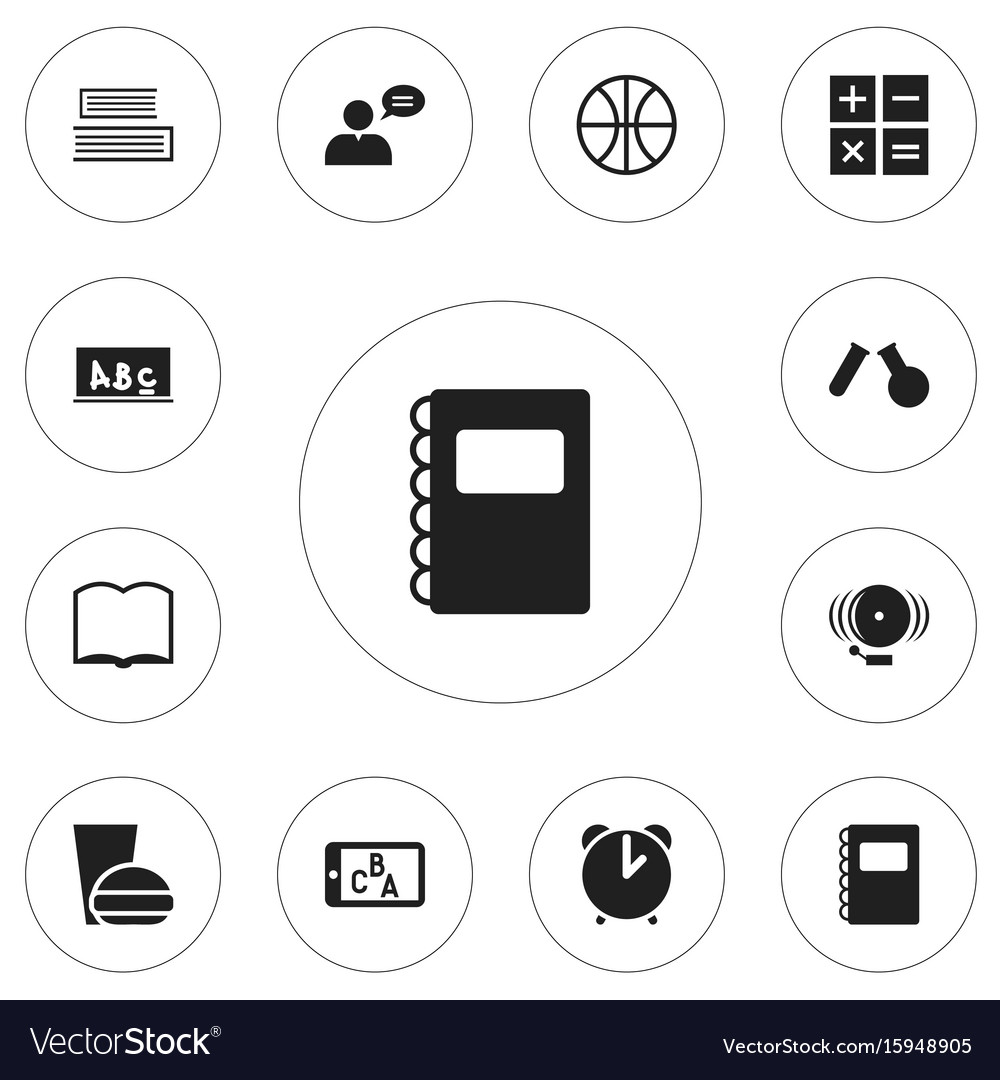 Set of 12 editable teach icons includes symbols