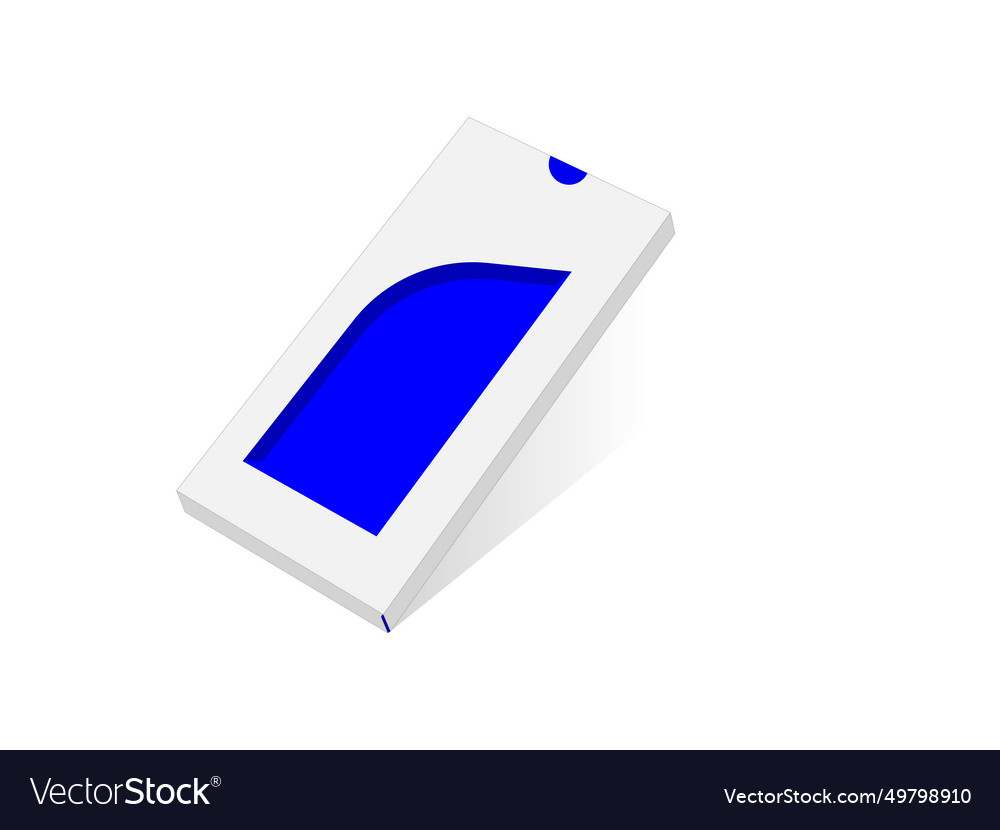 Chocolate box with window dieline template file