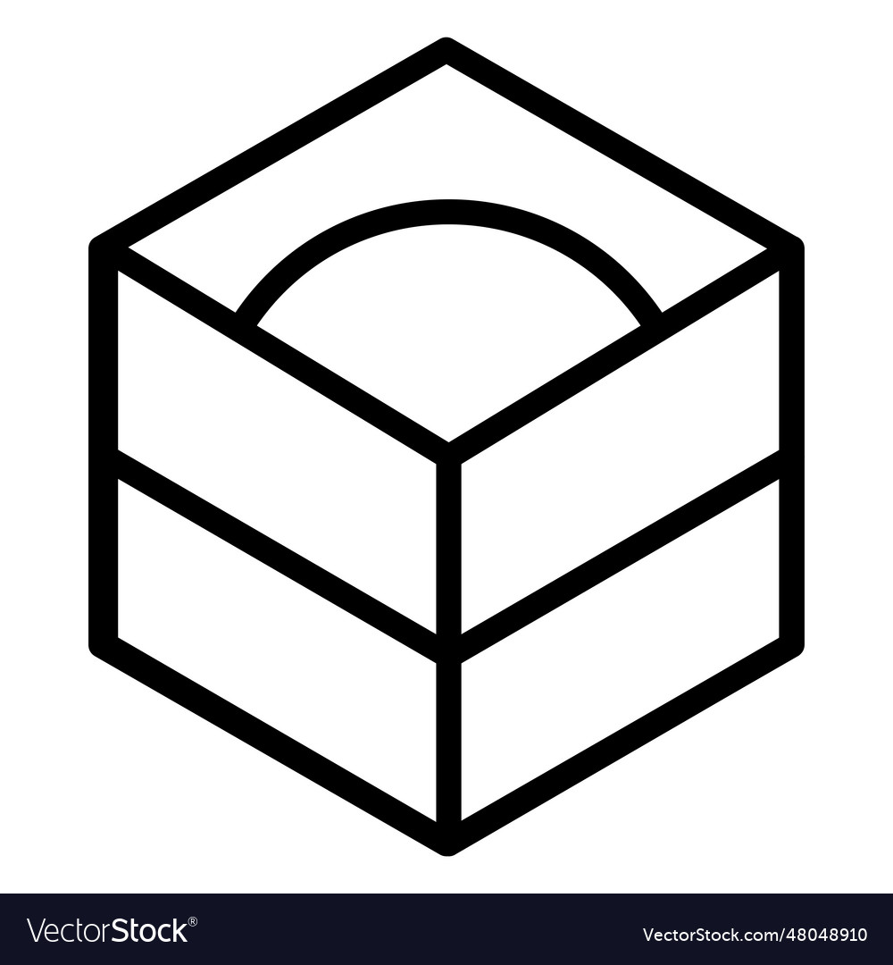 Cube circle logo Royalty Free Vector Image - VectorStock