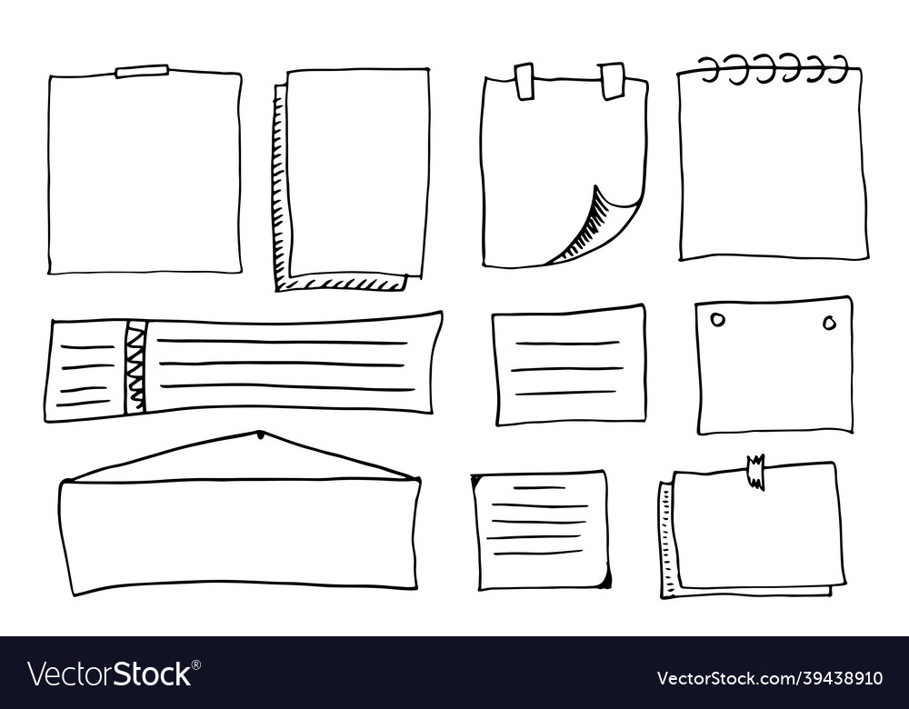 Doodle Frames & Elements Set