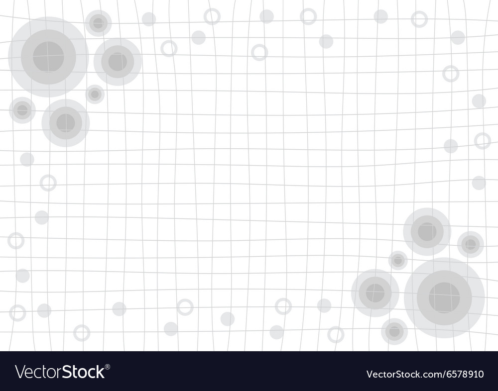 Gray grid white background with circle