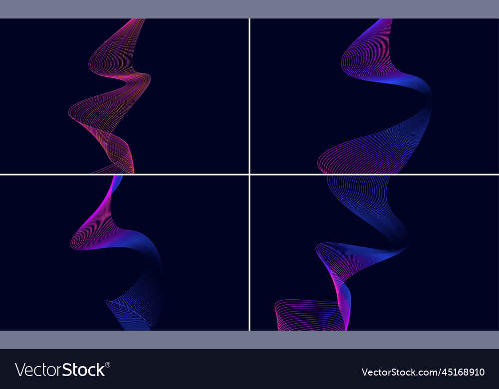 Modern wave curve abstract background