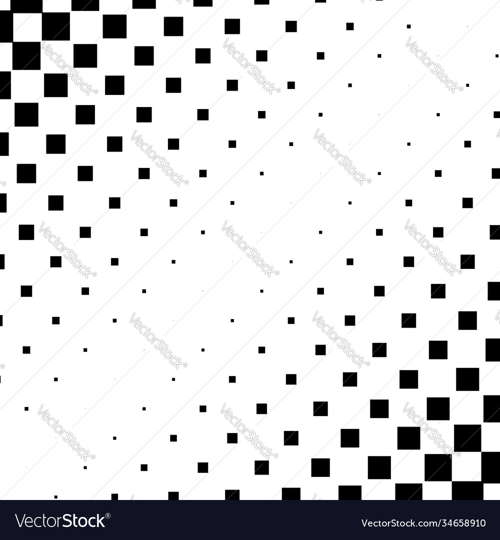Squares halftone geometric background pattern Vector Image Squares halftone geometric background pattern