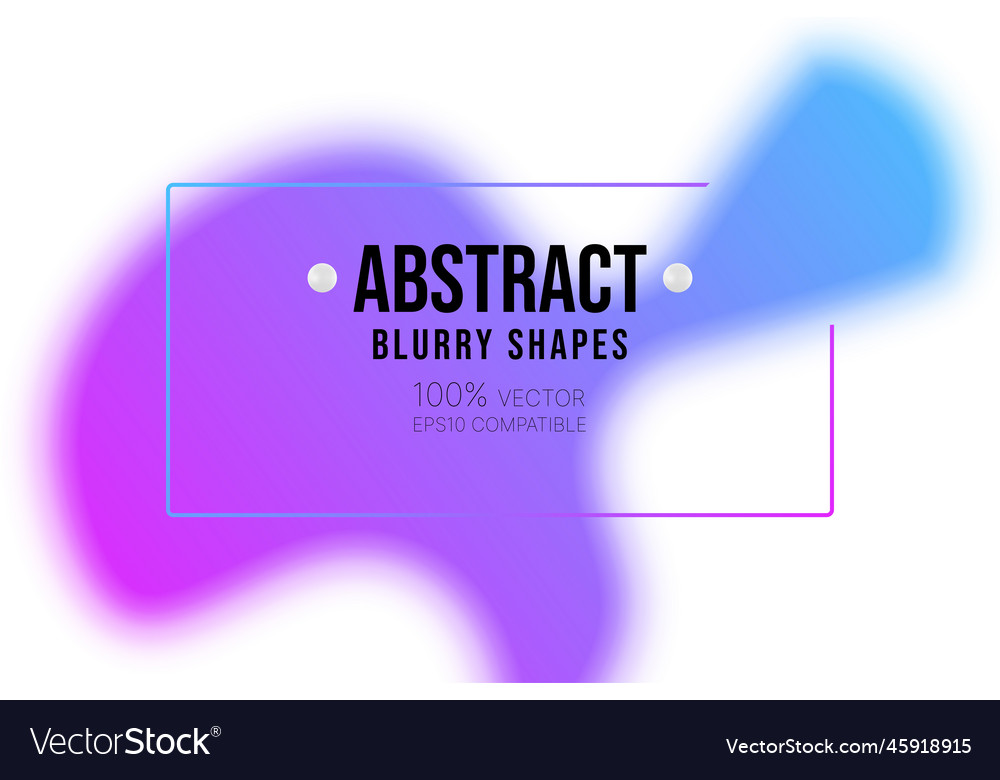 Abstract gradient shape design vector image Abstract gradient shape design