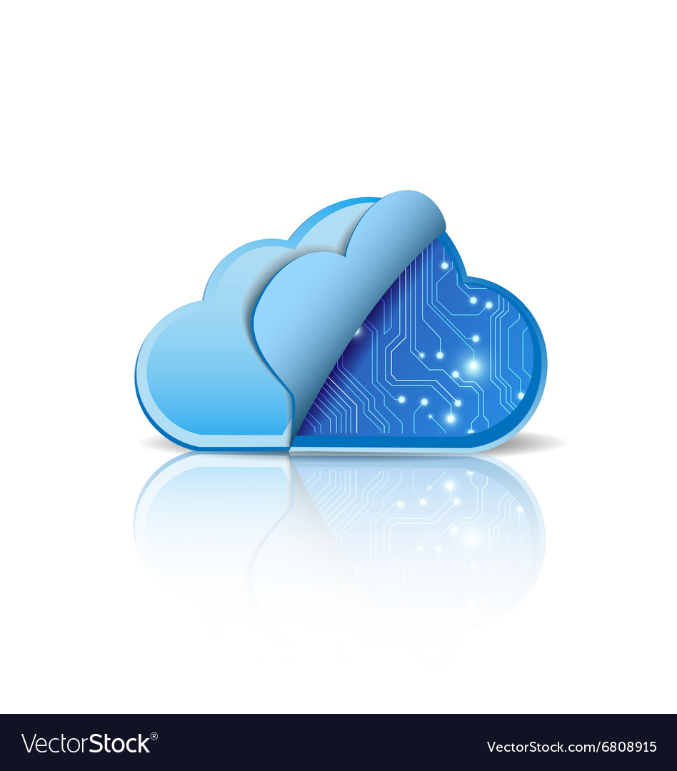 Cloud computing with electronic circuit