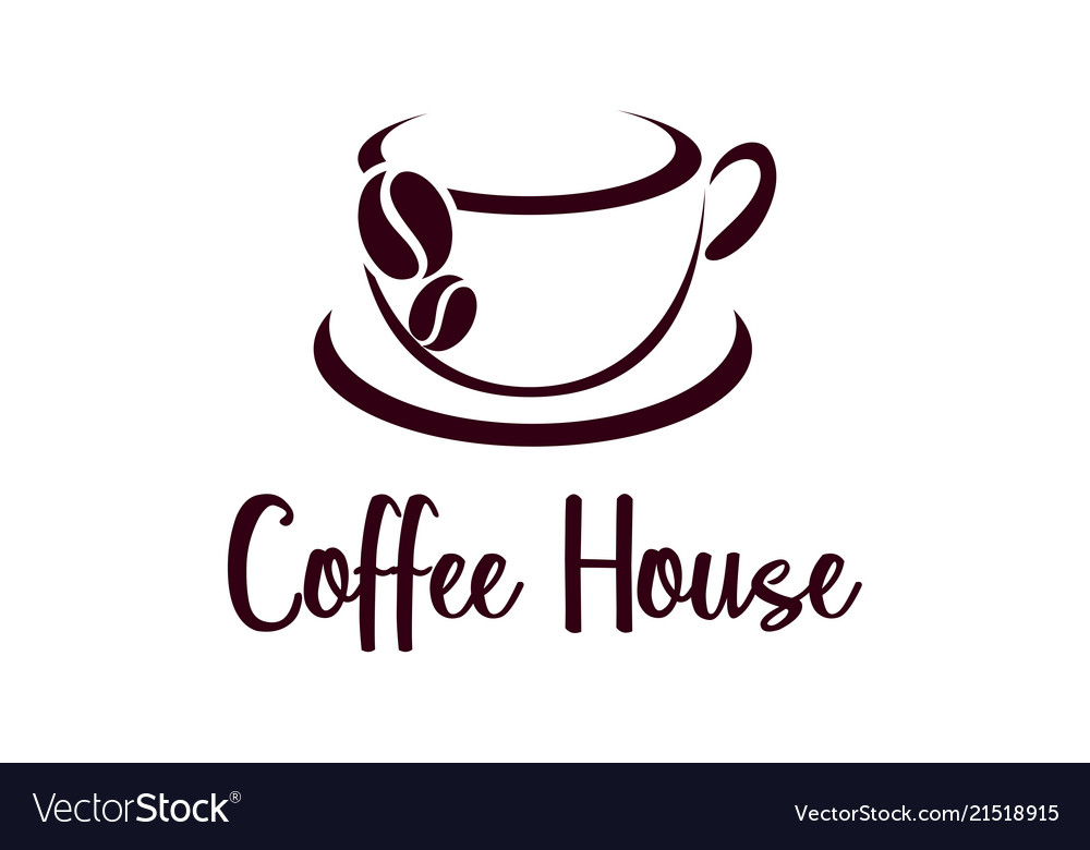 Download Coffee cup logo design cafe icon symbol Royalty Free Vector