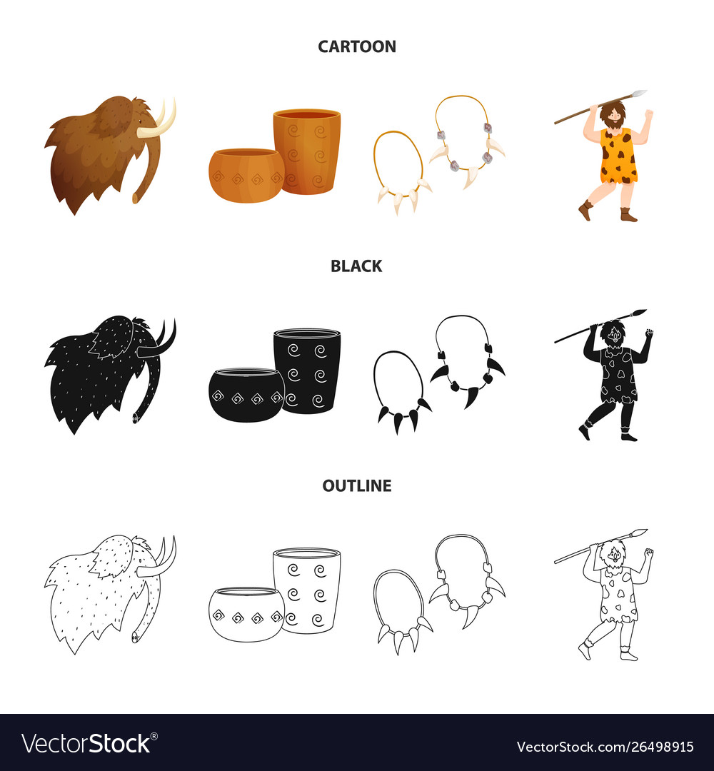 Isolated object evolution and neolithic icon Vector Image Isolated object evolution and neolithic icon