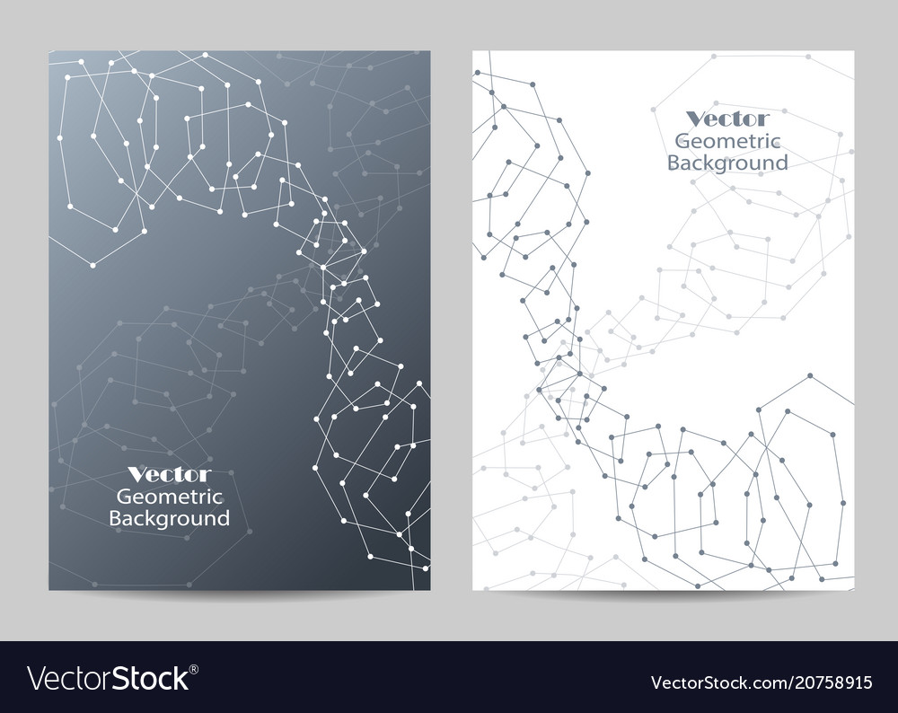 Modern brochure cover design Royalty Free Vector Image