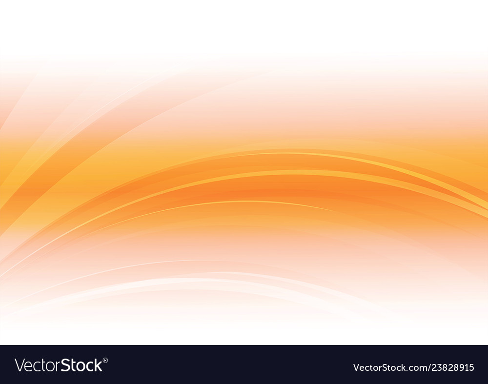 Orange curved abstract background