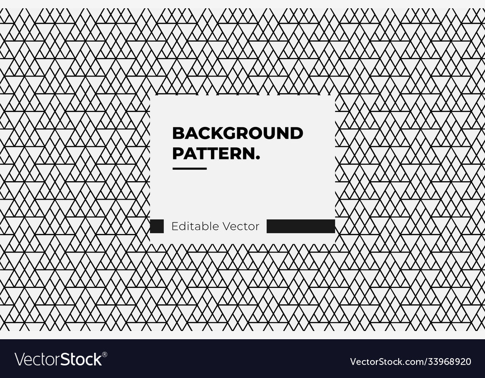 Background abstract pattern line triangle black vector image Background abstract pattern line triangle black