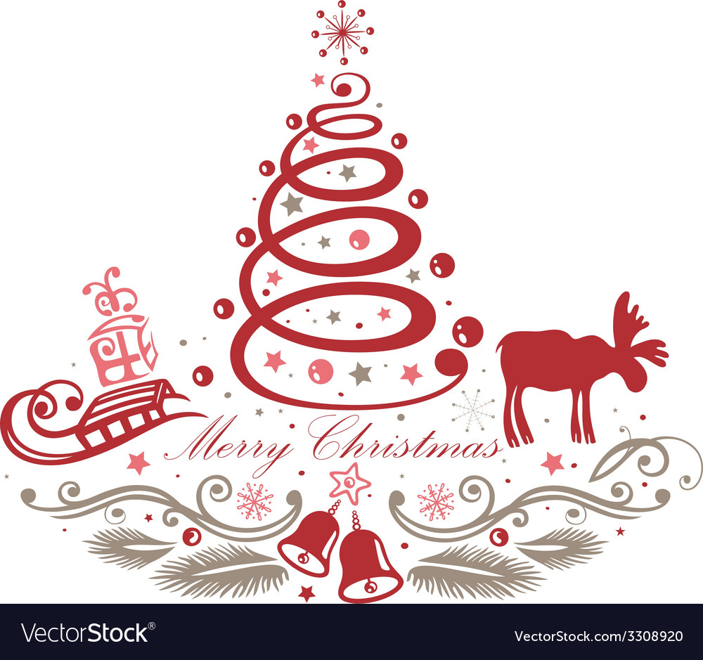 Christmas decoration Royalty Free Vector Image