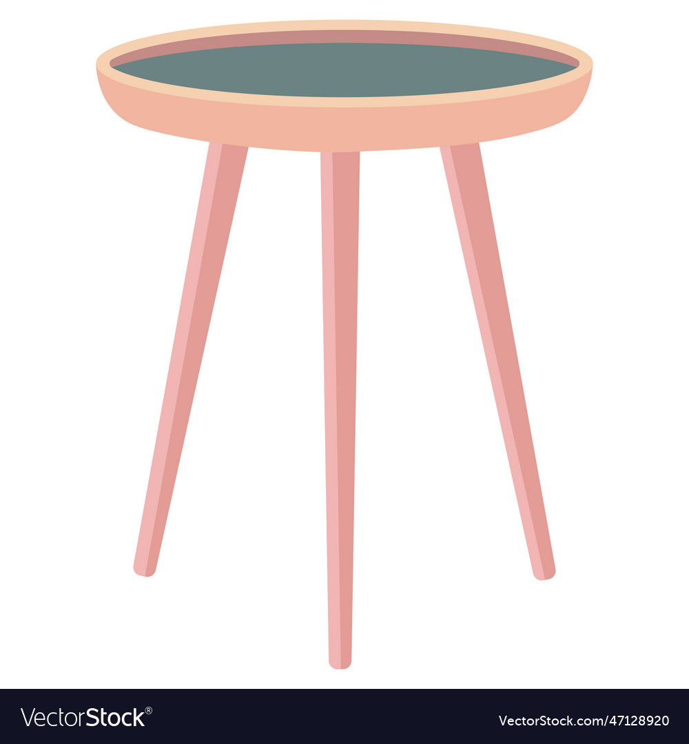 Isolated end table Vector Image Isolated end table