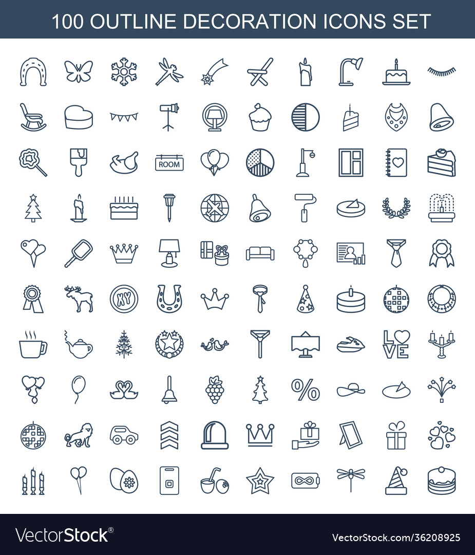 Decoration icons