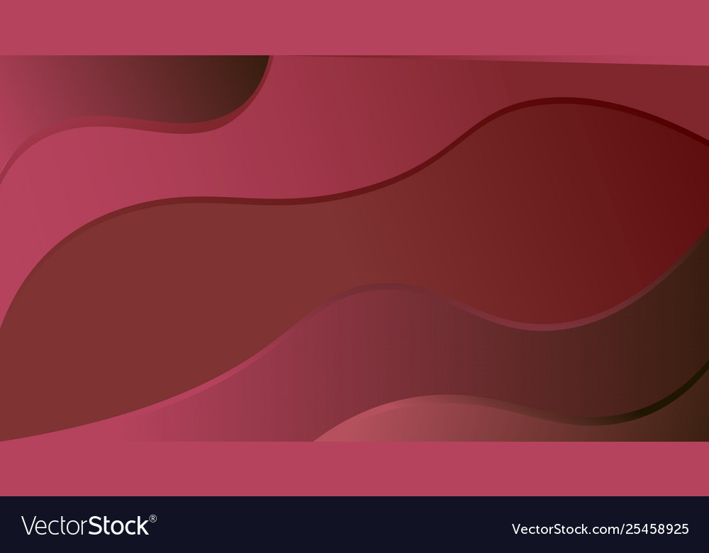 Red elements with fluid gradient