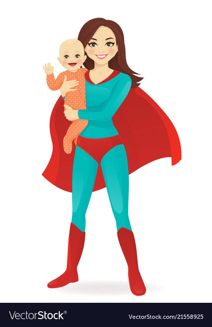 Superhero woman Royalty Free Vector Image - VectorStock