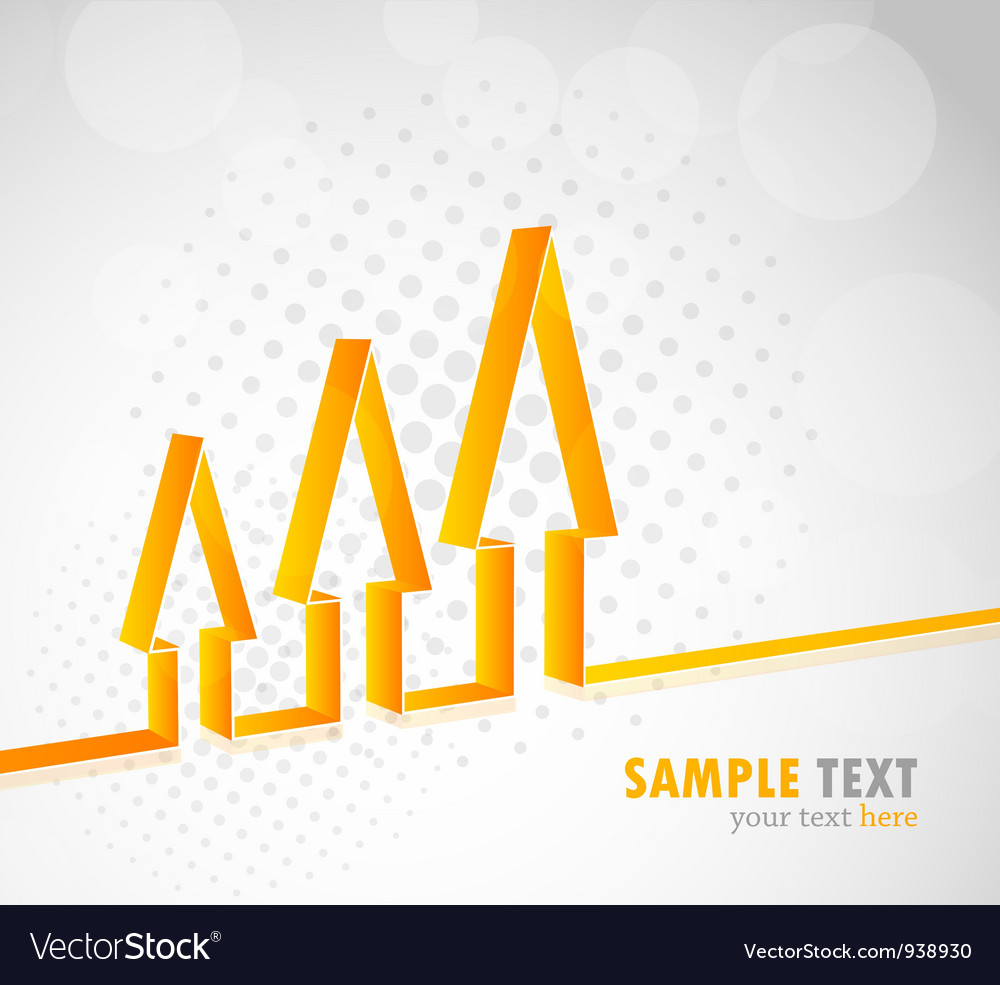 Background with arrows