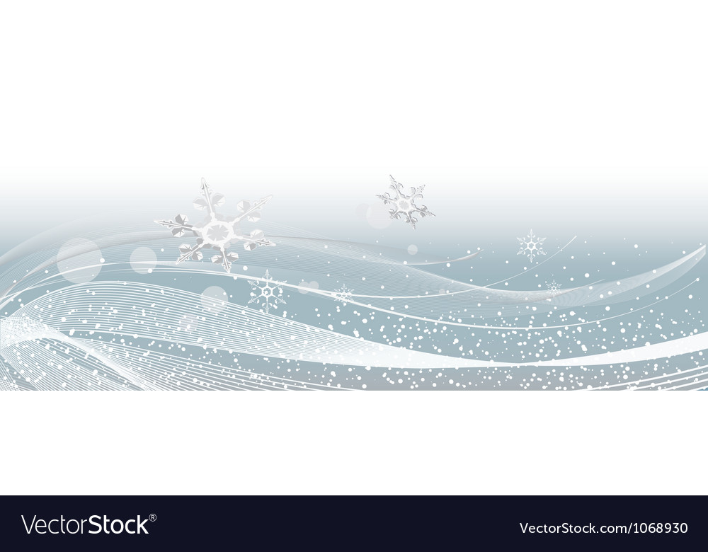 Gray snowflakes on new years background