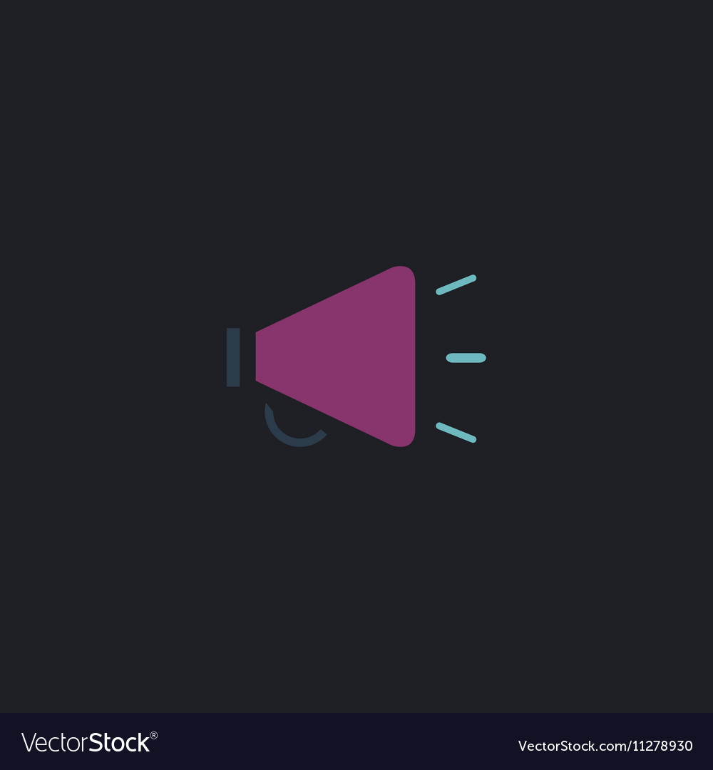 Loudspeaker computer symbol