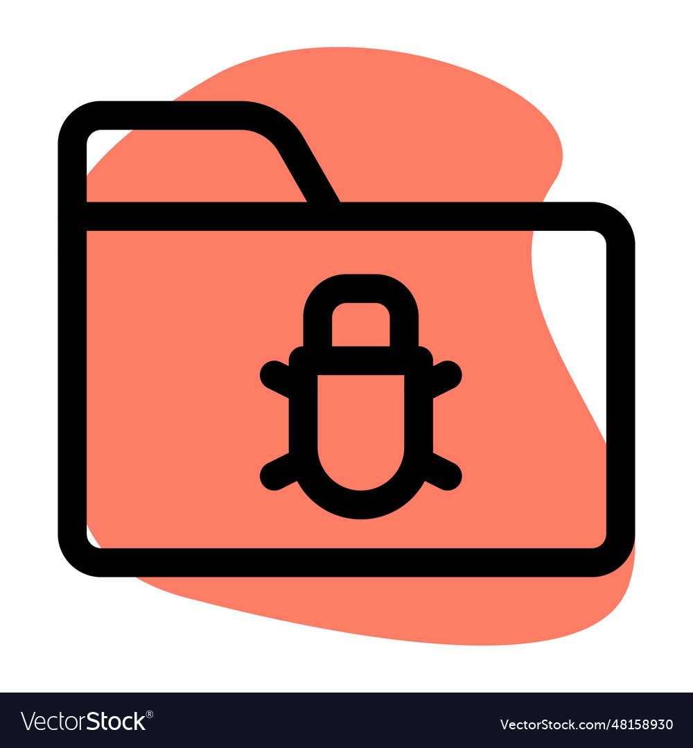Malware corrupted the data of folder