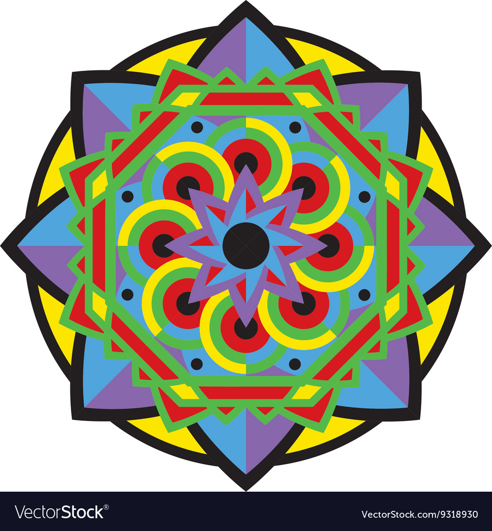 Mandala or circular pattern