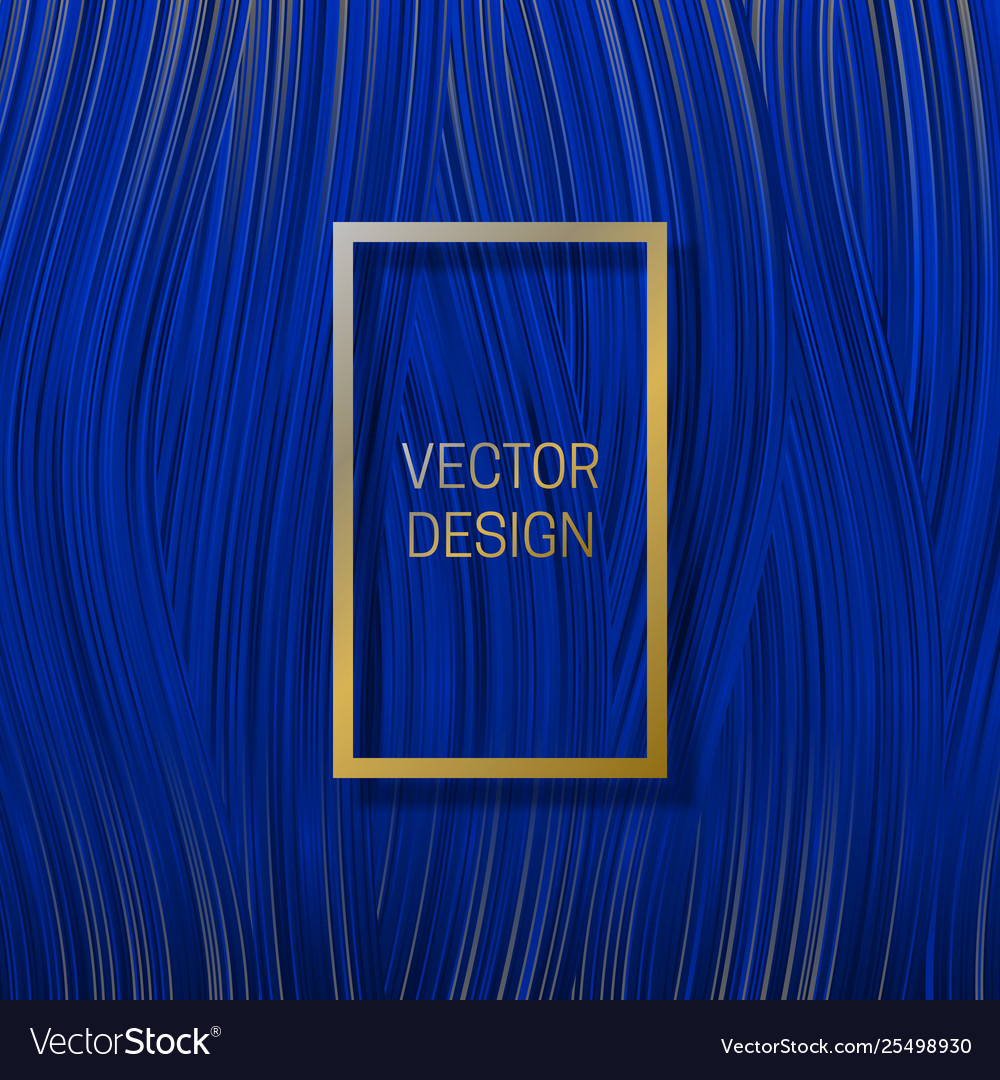 Rectangular frame on saturated blue background vector image Rectangular frame on saturated blue background