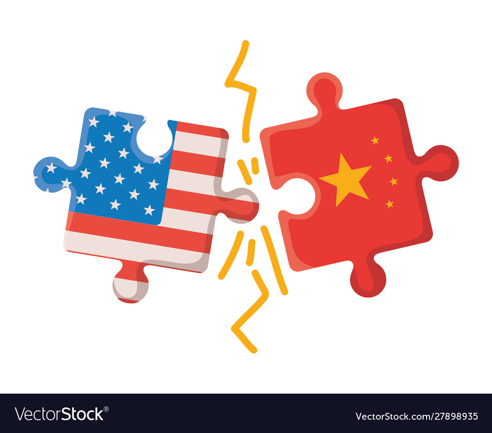 Commercial war between china and usa design