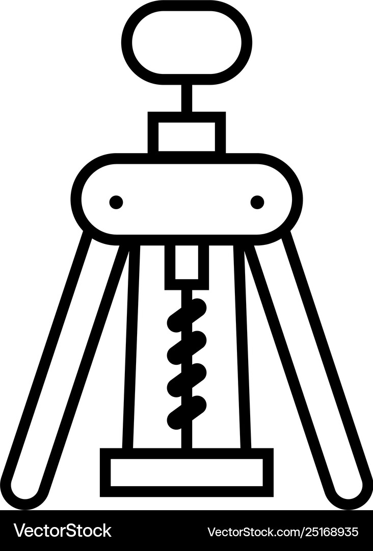 Corkscrew eps Royalty Free Vector Image - VectorStock