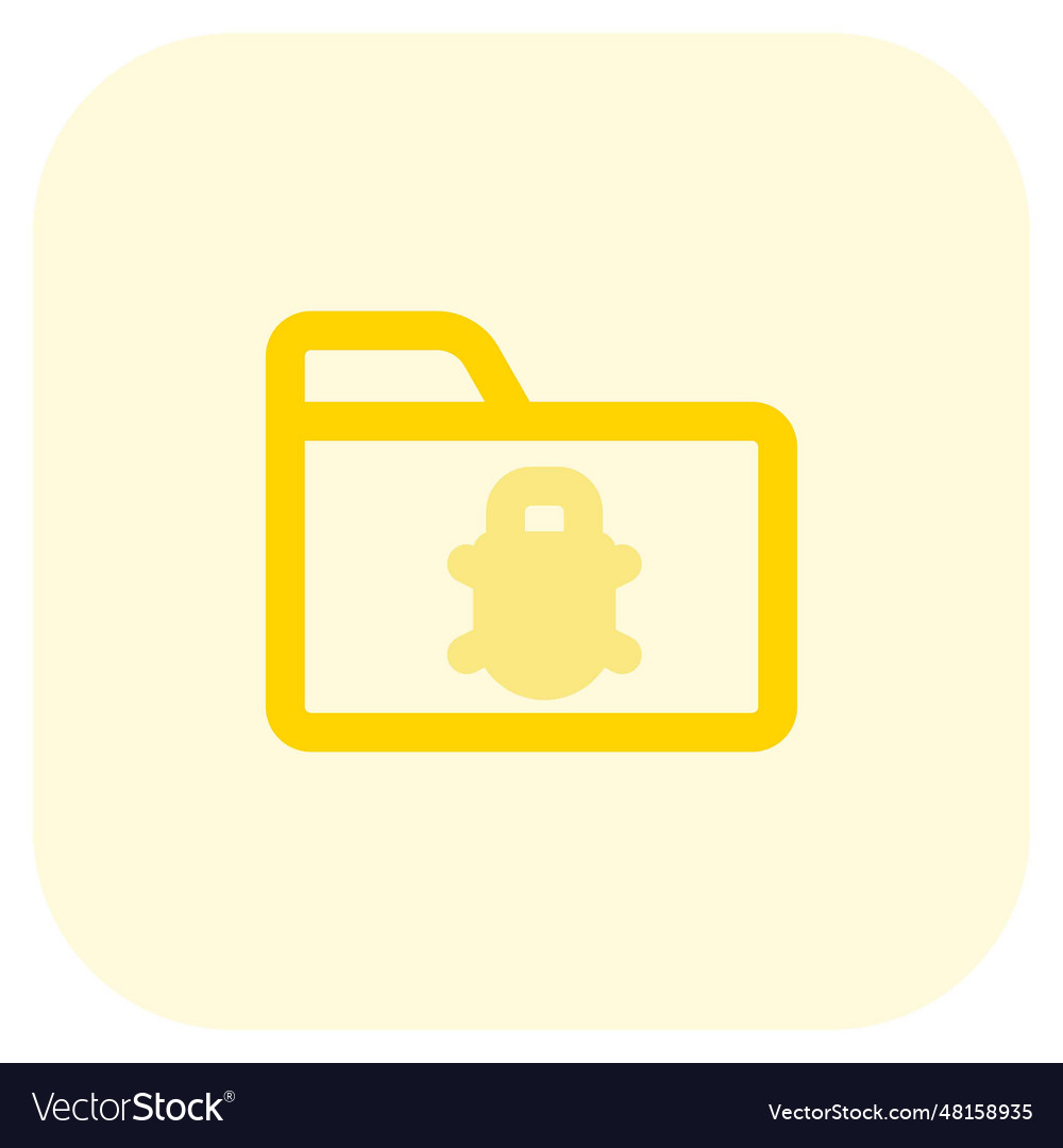 Malware corrupted the data of folder