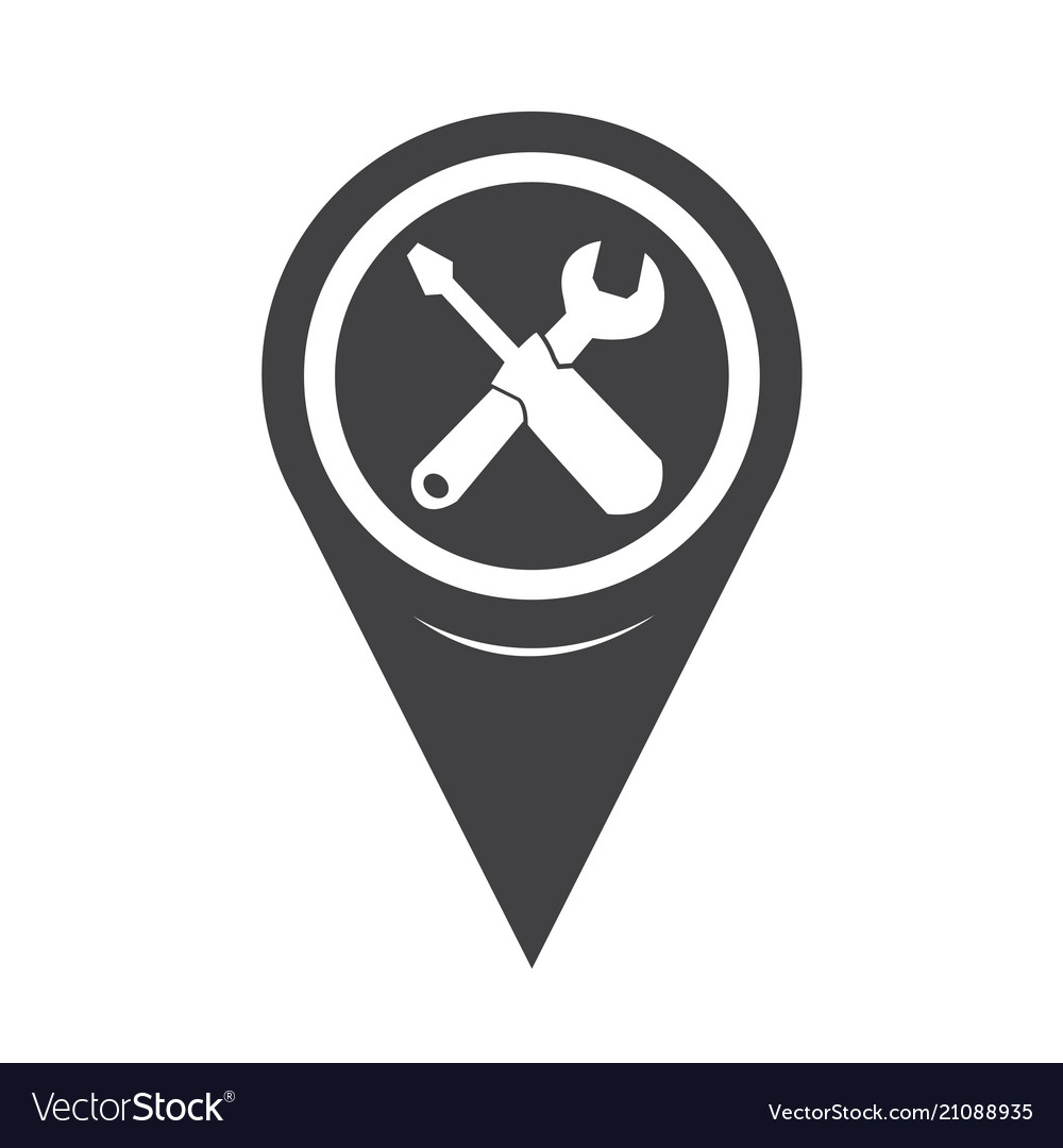 Map pointer tool icon