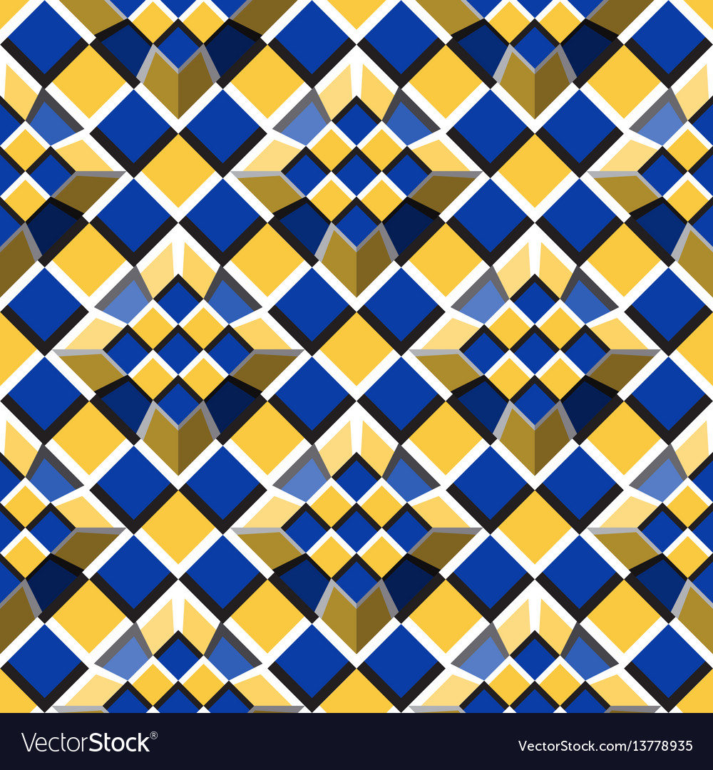 Moving truncated pyramids on a checkered surface