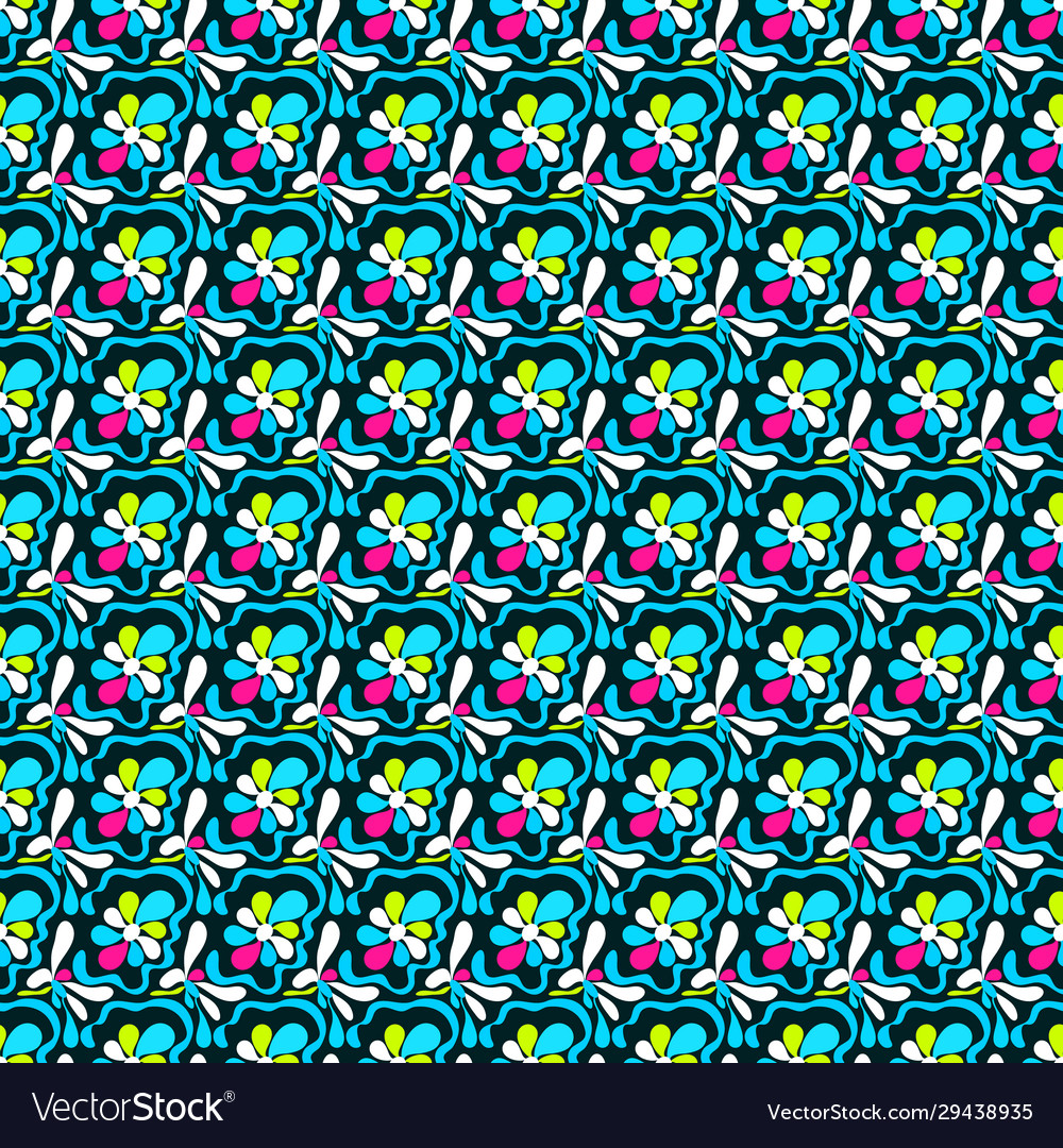 Small geometric objects color abstract seamless Vector Image Small geometric objects color abstract seamless