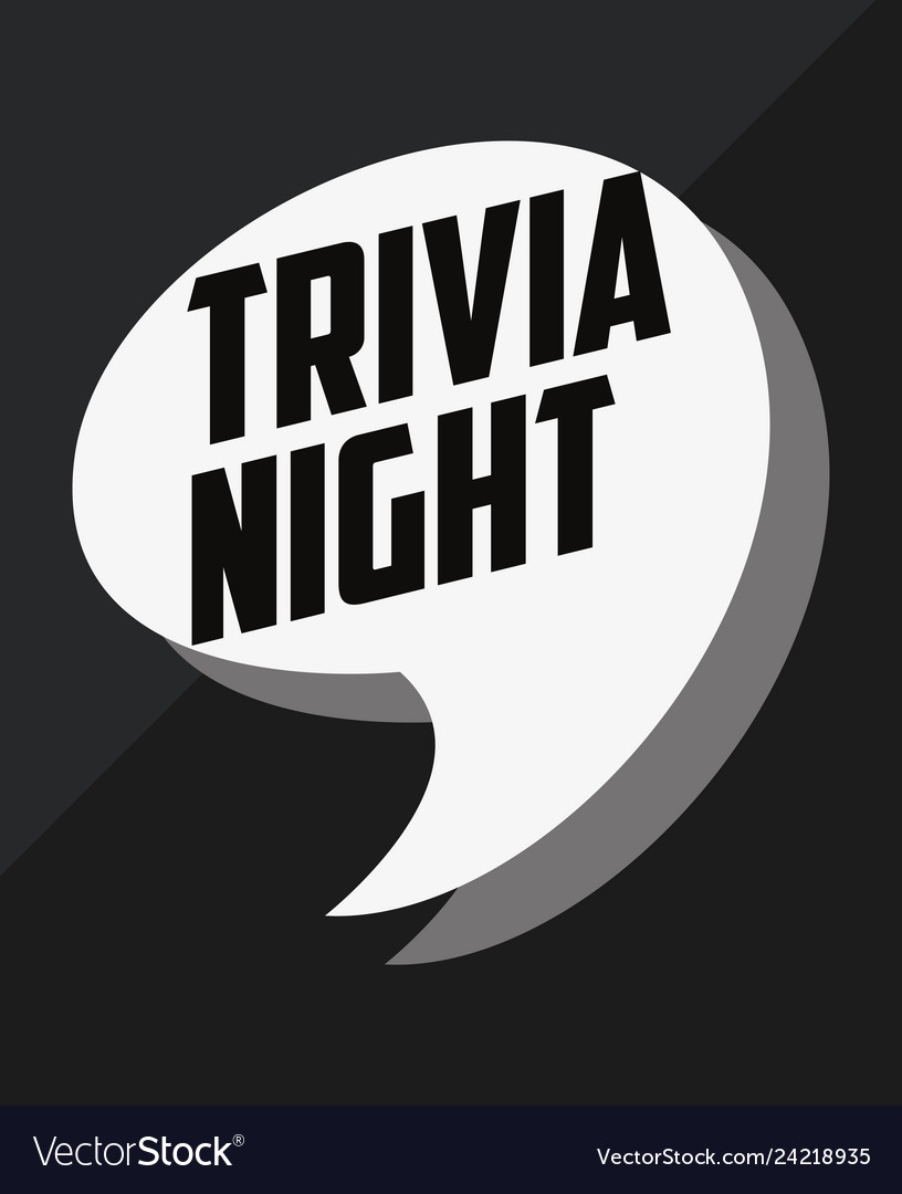 Trivia Nacht Rede Bubble