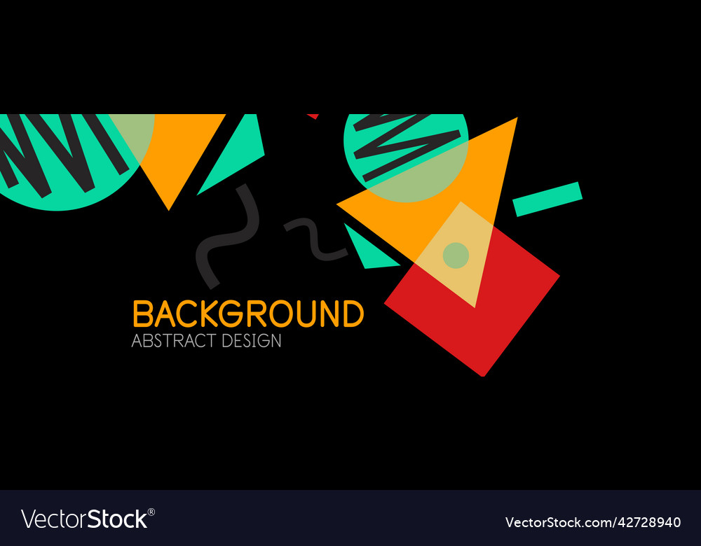 Abstract background blocks lines triangles