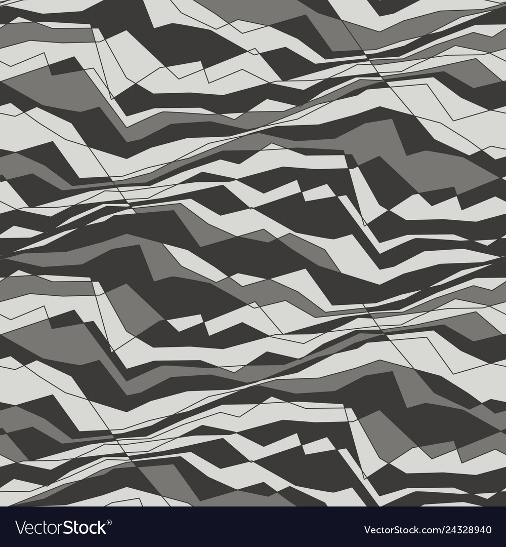 Abstract Monochrome Waves Pattern