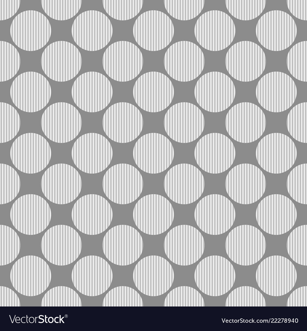 Abstract Seamless Pattern - Circle Background Vector Image