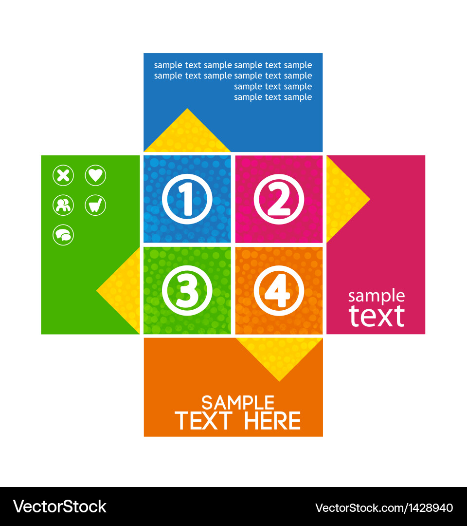 Design template Royalty Free Vector Image - VectorStock