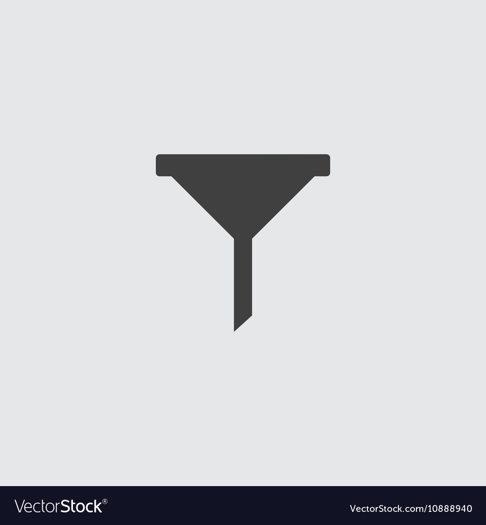 Funnel icon Royalty Free Vector Image - VectorStock