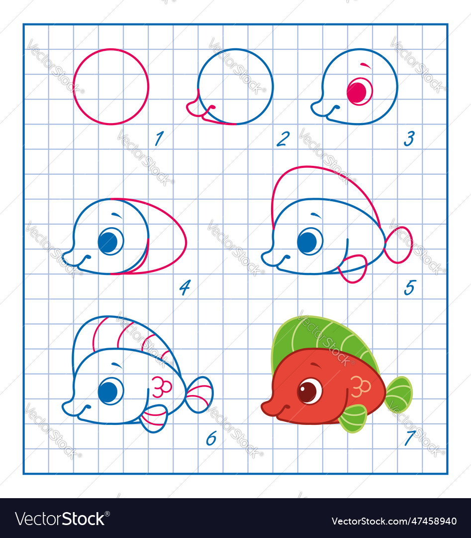 How to Draw a Cartoon Fish