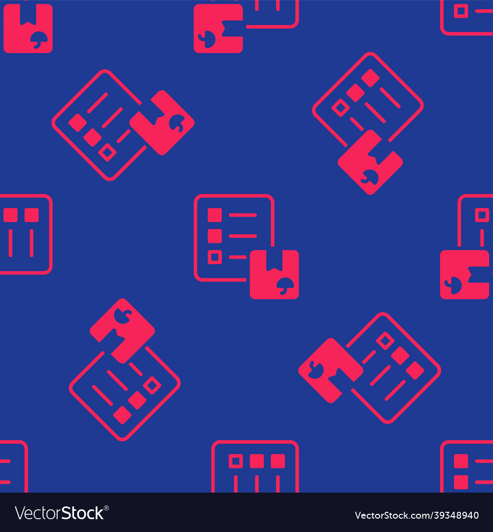 Red verification of delivery list clipboard icon vector image Red verification of delivery list clipboard icon