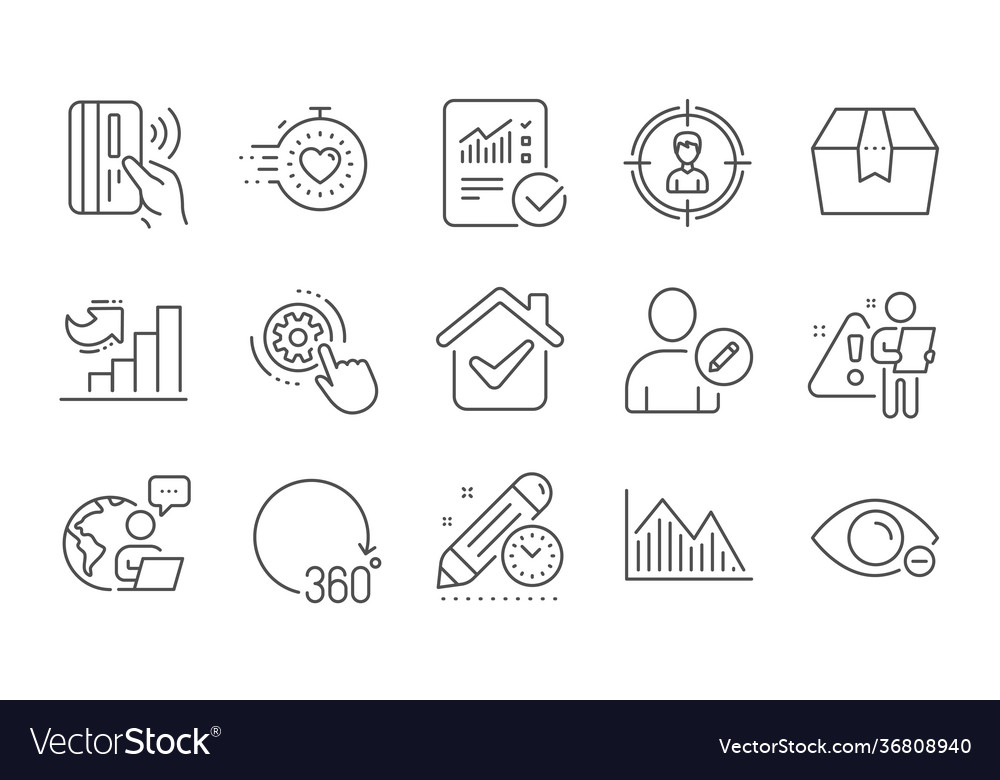 Timer checked calculation and contactless payment vector image Timer checked calculation and contactless payment