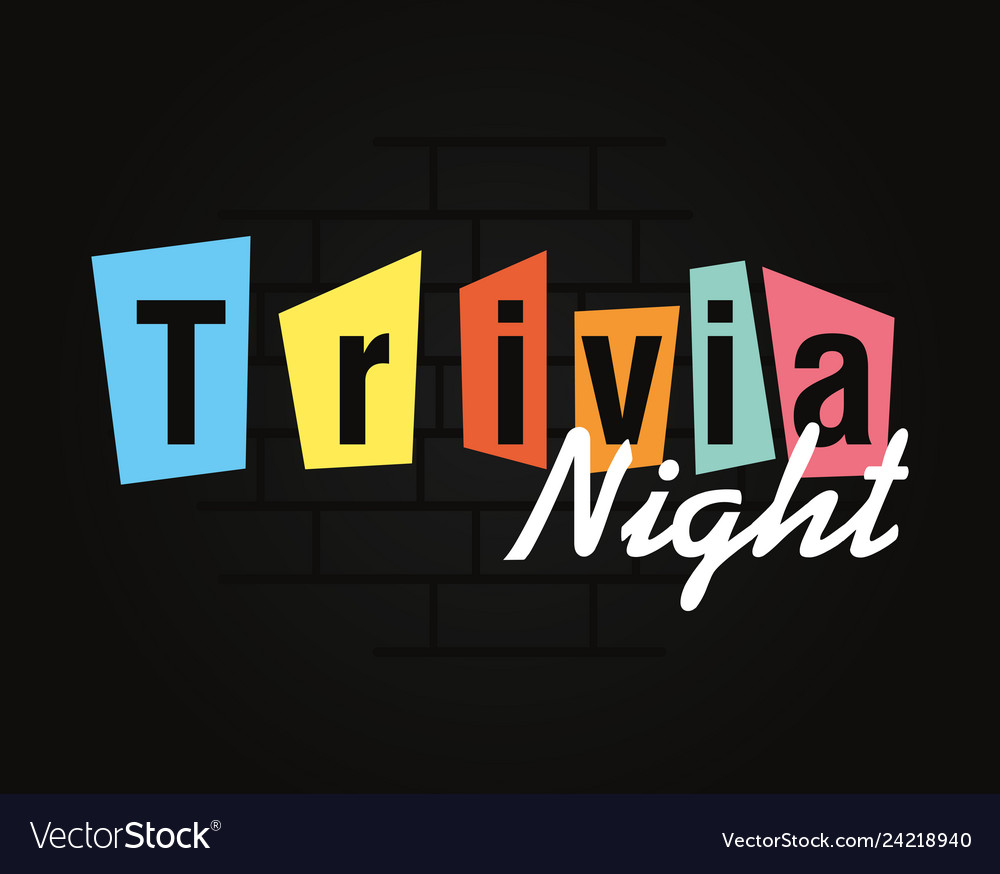 trivia-night-design-royalty-free-vector-image-vectorstock